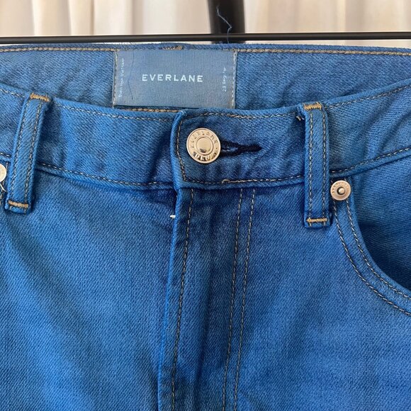 Everlane Boho Reconstructed Jean Skirt - Picture 4 of 7